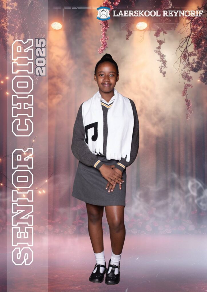 Senior Choir portrait in school attire