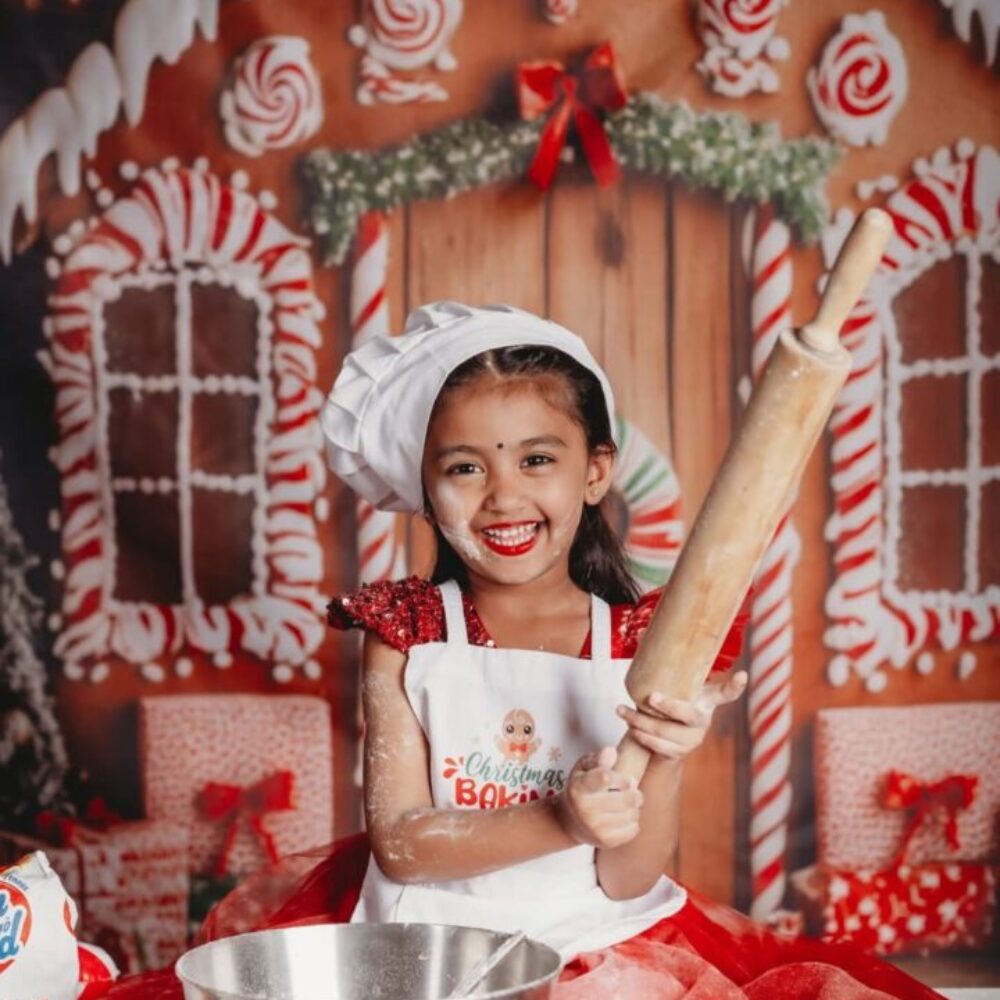 Pre-school child smiling during photo session